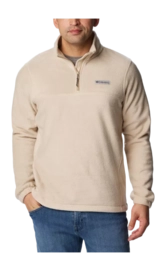 Vest Columbia Men Steens Mountain Half Zip Ancient Fossil