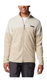 Zip Sweatshirt Columbia Men Basin Trail III Full Zip Ancient Fossil