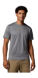 T-Shirt Columbia Men Hike Crew Black Heather