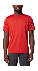 T-Shirt Columbia Men Hike Crew Sail Red