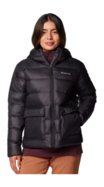 Jas Columbia Women Harmony Falls Hooded Down Jacket Black