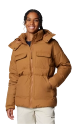 Jacket Columbia Women Longhorn Ridge Insulated Camel Brown