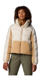 Veste Columbia Femme Leadbetter Point II Sherpa Hybrid Dark Stone/Canoe