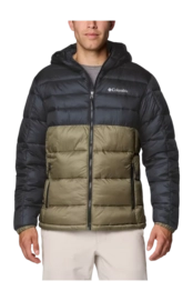 Jacket Columbia Men Buck Butte II Insulated Hooded Jacket Stone Green/Shark