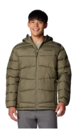 Jas Columbia Men Fivemile Butte II Hooded Jacket Stone Green