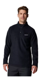 Zip Sweatshirt Columbia Men Steens Mountain Half Snap II Black