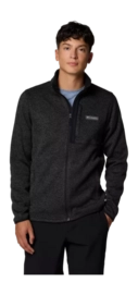 Zip Sweatshirt Columbia Men Sweater Weather Full Zip Black Heather