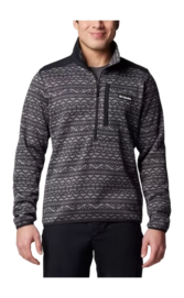 Gilet Columbia Homme Sweater Weather Printed Half Zip II Shark Madras Tonal