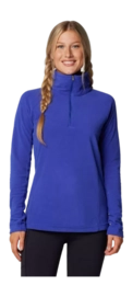 Zip Sweatshirt Columbia Women Glacial IV 1/2 Zip Clematis Blue
