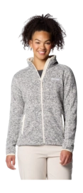 Gilet Columbia Women Sweater Weather Full Zip II Chalk Heather