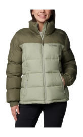 Winterjacke Columbia Pike Lake Full Zip Jacket Damen Stone Green/Safari