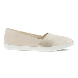 Chaussures ECCO Femme Simpil Loafer Pure White Gold Limestone