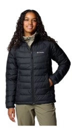 Jas Columbia Women Powder Lite II Full Zip Jacket Black