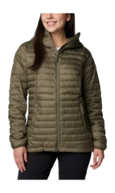 Jas Columbia Women Silver Falls II Hooded Jacket Stone Green