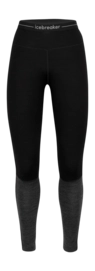Legging Icebreaker Women ZoneKnit 260 Black Jet Heather Carbon