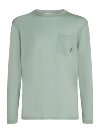 T-Shirt Icebreaker Homme Merino 150 Tech Lite III LS Relaxed Pocket Tee Moss