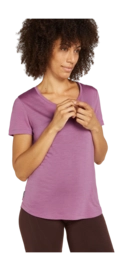 T-Shirt Icebreaker Women Merino 125 Cool-Lite Sphere III SS Scoop Tee Deco