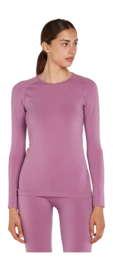 Ondershirt Icebreaker Women Merino 260 Zoneknit Seamless LS Crewe Deco
