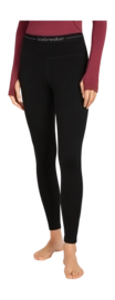 Legging Icebreaker Femme 300 MerinoFine Polar Black
