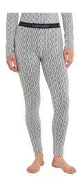 Legging Icebreaker Women Merino 260 Vertex Leggings On-Piste Snow/Black