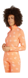 Maillot de Corps Icebreaker Femme Merino 260 Vertex LS Half-Zip FallFlakes Feldspar/Snow