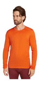Maillot de Corps Icebreaker Homme 200 Oasis LS Crewe Blaze