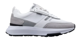 Cruyff Footwear Ambruzzia - Ripstop Reflect/Tumbled leather White