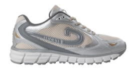 Cruyff Sports Footwear Flash Eclectic - Matt Metallic/Mesh/Softgrain Silver/Cream