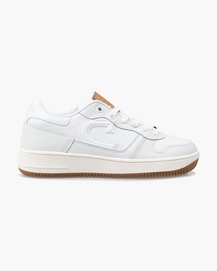 Cruyff Footwear Campo Low Lux - Tumbled Leather/Lizzard White/Tan