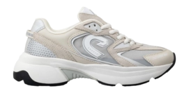 Cruyff Footwear Galaxy Runner - Mesh/Suede Cream/Silver