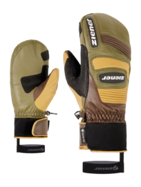 Want Ziener Men Guardi GTX Gore Plus Warm PR Mitten Glove Ski Alpine Dark Brown