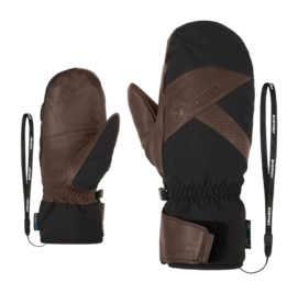 Want Ziener Men Gettero AS(R) AW Mitten Glove Ski Alpine Dark Brown
