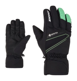 Handschoen Ziener Men Gunar GTX Glove Ski Alpine Black/Pale Green