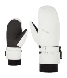 Want Ziener Women Klairo GTX Mitten Glove White Fog