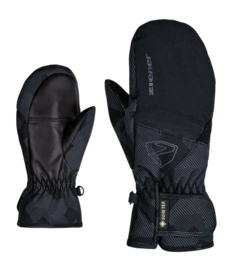 Want Ziener Kids Levin GTX Mitten Glove Black/Gray Ink Camo