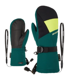 Want Ziener Kids Lanic GTX Gore Plus Warm Mitten Glove Deep Green