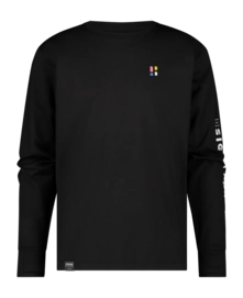 Langarmshirt Poederbaas Arty Longsleeve Herren Black