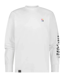 Langarmshirt Poederbaas Arty Longsleeve Herren Off-White