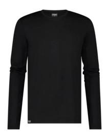 T-Shirt Manches Longues Poederbaas Homme Four Seasons Lightweight Longsleeve Black
