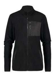 Gilet Poederbaas Femme Four Seasons Fleece Jacket Black