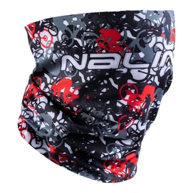 Fietscol Nalini Summer Tube Zwart Rood Print