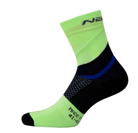 Wielrensokken Nalini Tornado 2.0 Fluo Geel Zwart