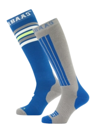 Skisokken Poederbaas Unisex Striped Grey Multi (2 pack)