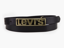 Gürtel Levi's Plaque Regular Black Damen