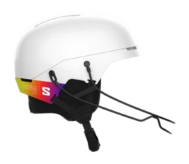 Skihelm Salomon Unisex S/Race SL White Gradient