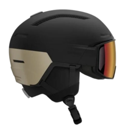 Ski Helmet Salomon Unisex Driver Pro Sigma Photo MIPS Black/Lig ht Bronze Metal