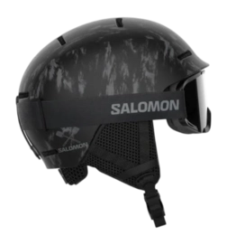 Skihelm Salomon Kids Player Combo Black Tie & Dye