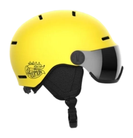 Ski Helmet Salomon Kids Orka Visor Vibrant Yellow