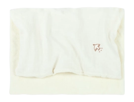 Babydecke Nobodinoz L1N0 Embroid. Winter Blanket French Linen Off White