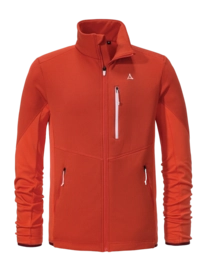 Zip Sweatshirt Schöffel Men Fleece Jacket Lodron Orange